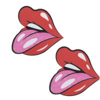 FLUORESCENT LIPS NIPPLE COVERS